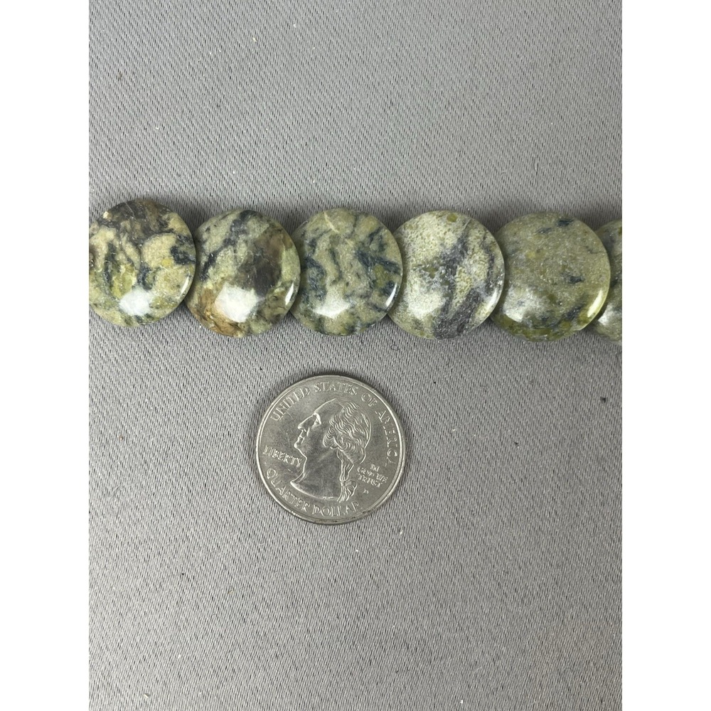 JC Walsh And Sons Connemara Irish Green Marble Round Stone Necklace - New In Box - Picture 10 of 12